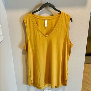 Athleta Yellow Tank Top - Size XL